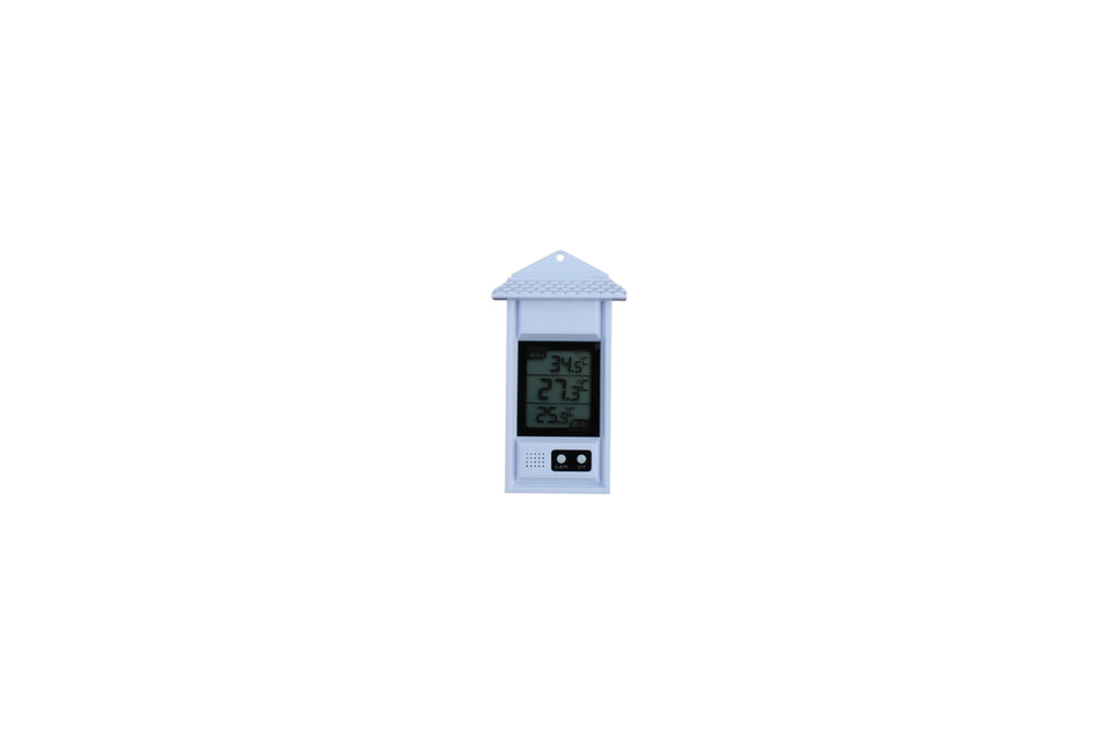 Max Min Thermometer - Garden Greenhouse Indoor Outdoor Office Wall