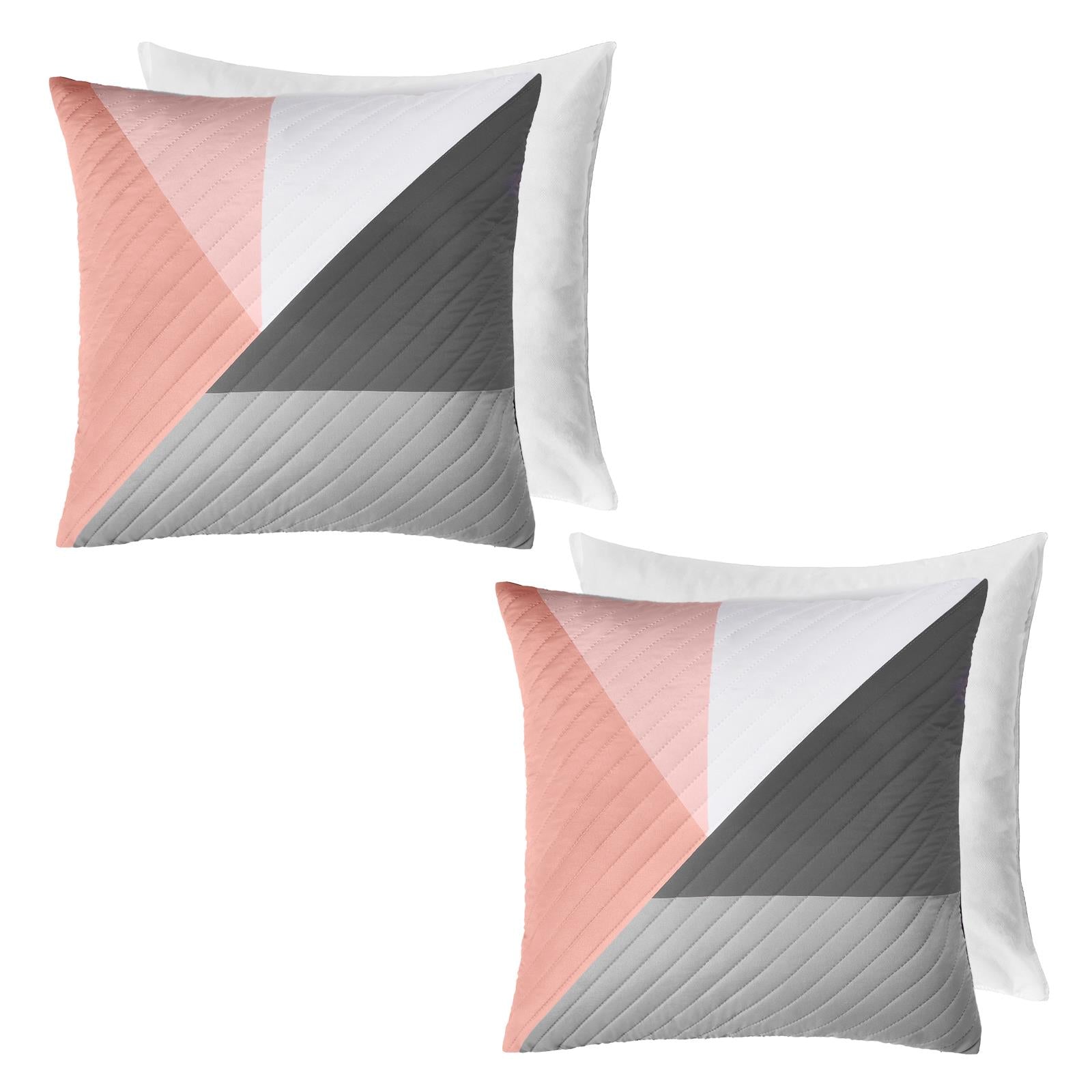 Geometric Cushion Covers Pinsonic Pack of 2/4 Case Filled Pad 18" X 18" Home Set