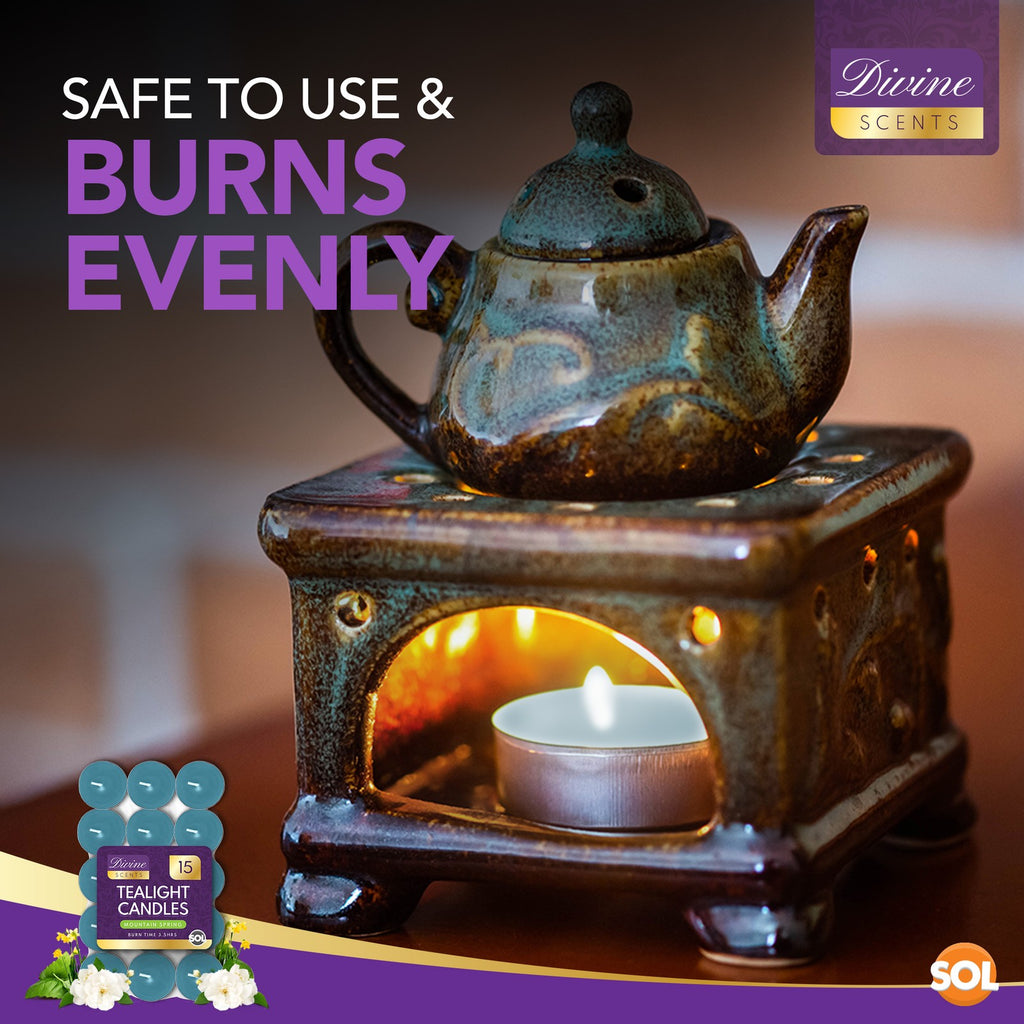 15-30Pk Scented Tea Lights Candles | Various Perfumes 3.5 Hour Burn Tealights