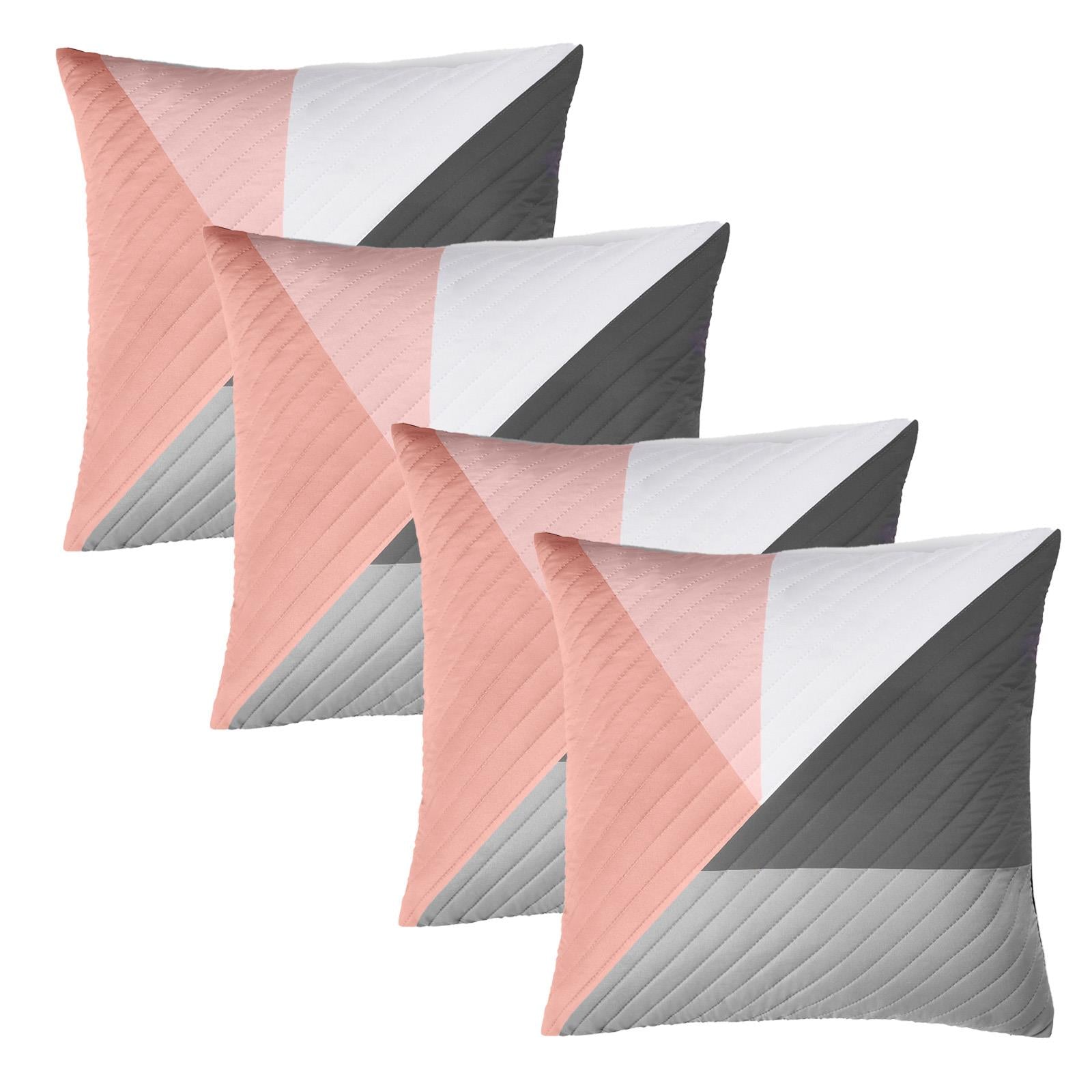 Geometric Cushion Covers Pinsonic Pack of 2/4 Case Filled Pad 18" X 18" Home Set