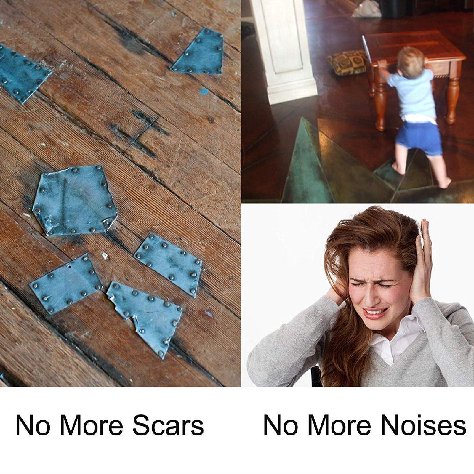 Castor Cup Floor Protector Large White Wooden Tile Protector Carpet Floor 66Mm