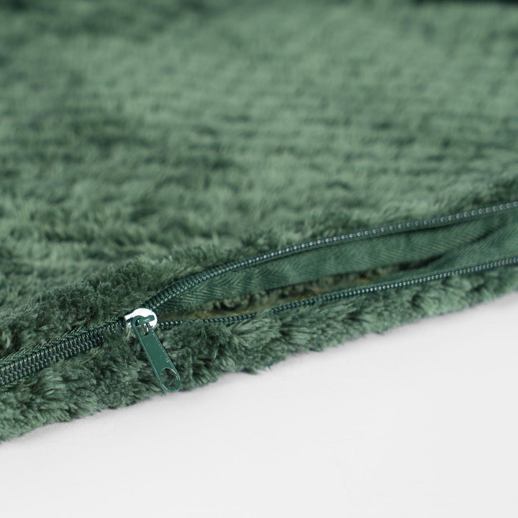 Brentfords Waffle Cushion Covers Popcorn Fleece Set of 2 Pack Sofa - 18" X 18