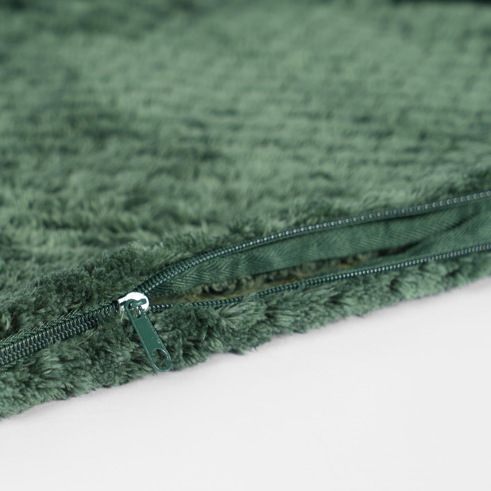 Brentfords Waffle Cushion Covers Popcorn Fleece Set of 2 Pack Sofa - 18" X 18