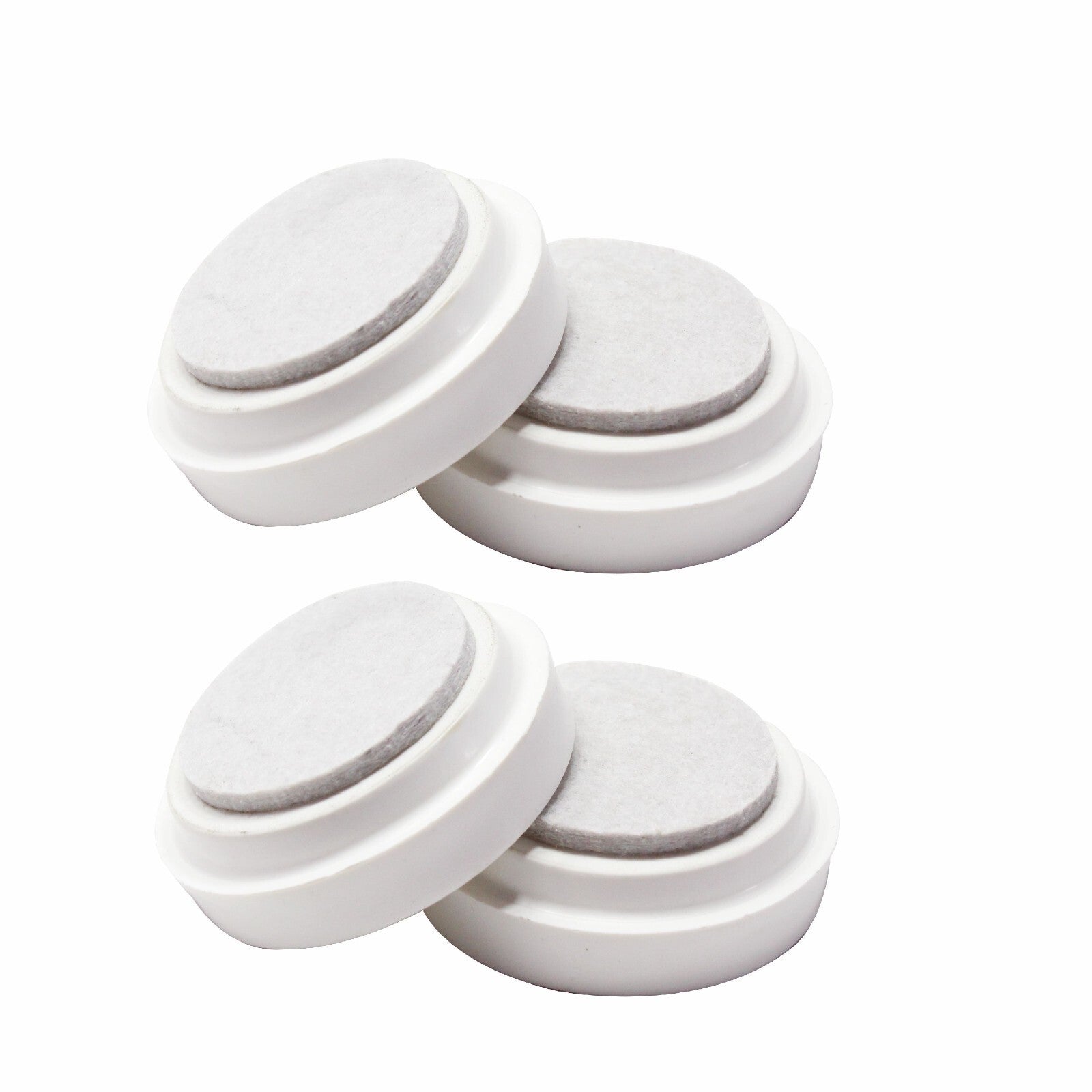 Castor Cup Floor Protector Large White Wooden Tile Protector Carpet Floor 66Mm