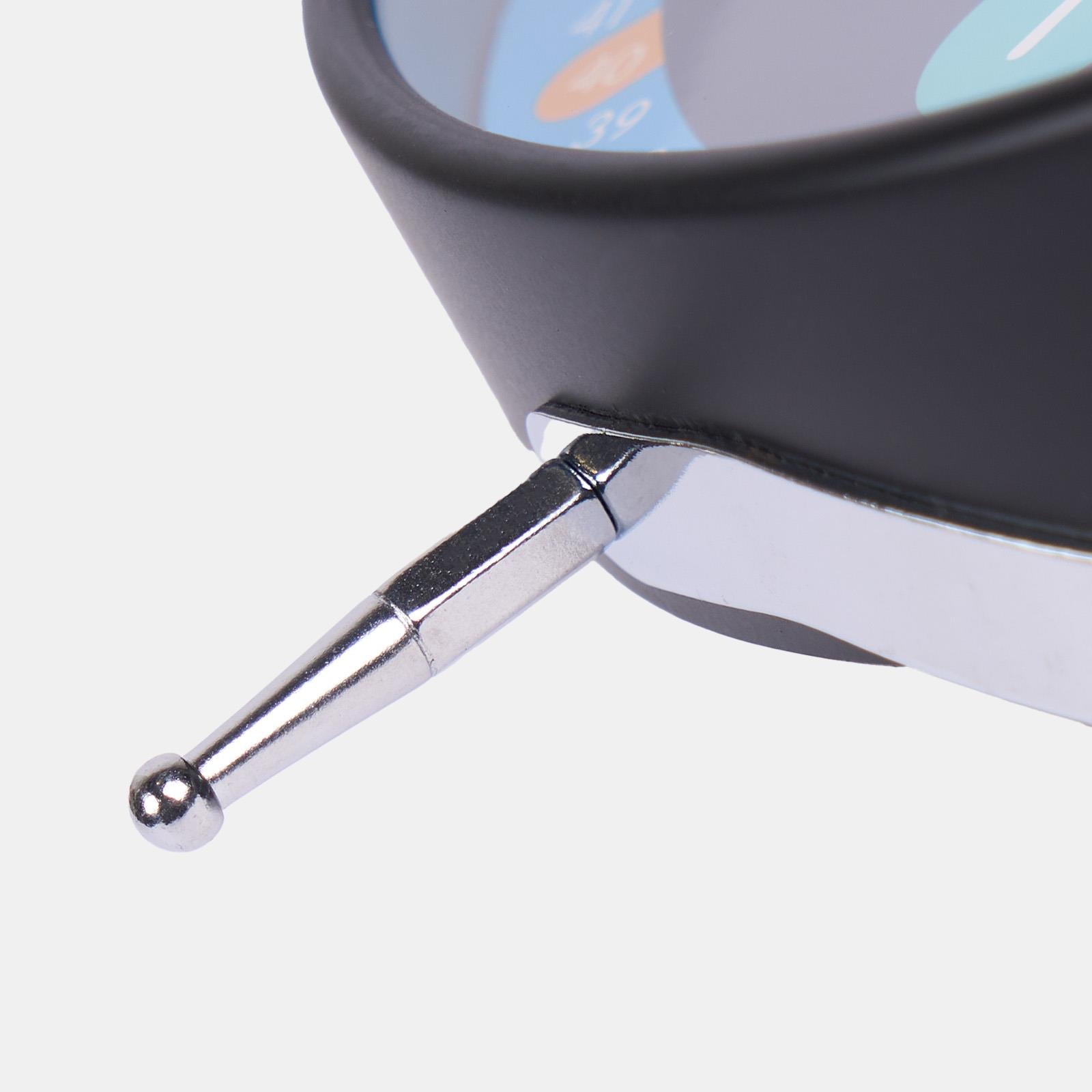 Kids Small Wall Clock Bedside Home Decor round Face Bedroom Quartz Rabbit Space