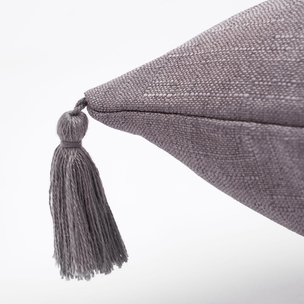 Dreamscene Tassel Pack of 4 X Cushion Covers Square Texture Weave Sofa 18" X 18