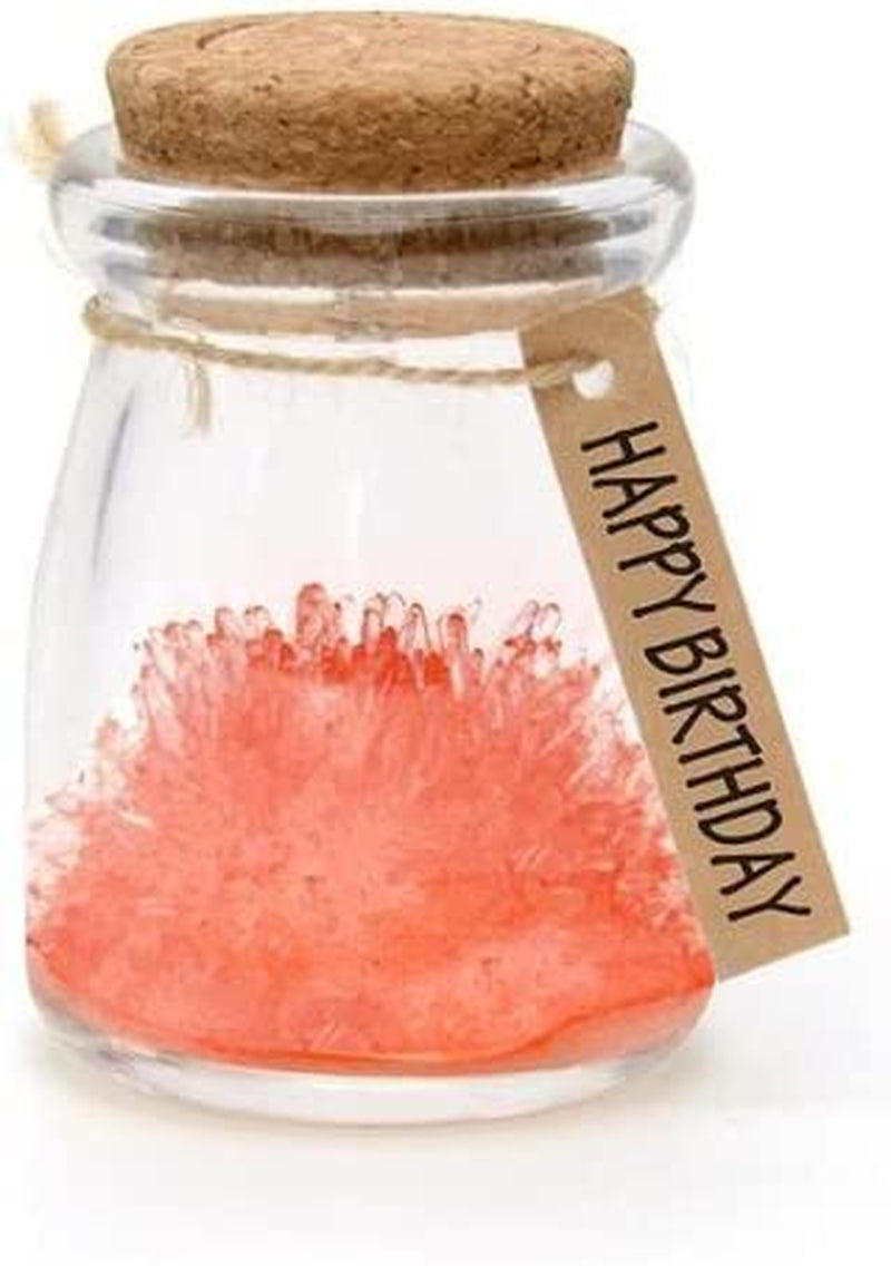 CRYSTAL WISH FLOWER Glass Ornament Decoration Gift Artificial Flowers Decor UK