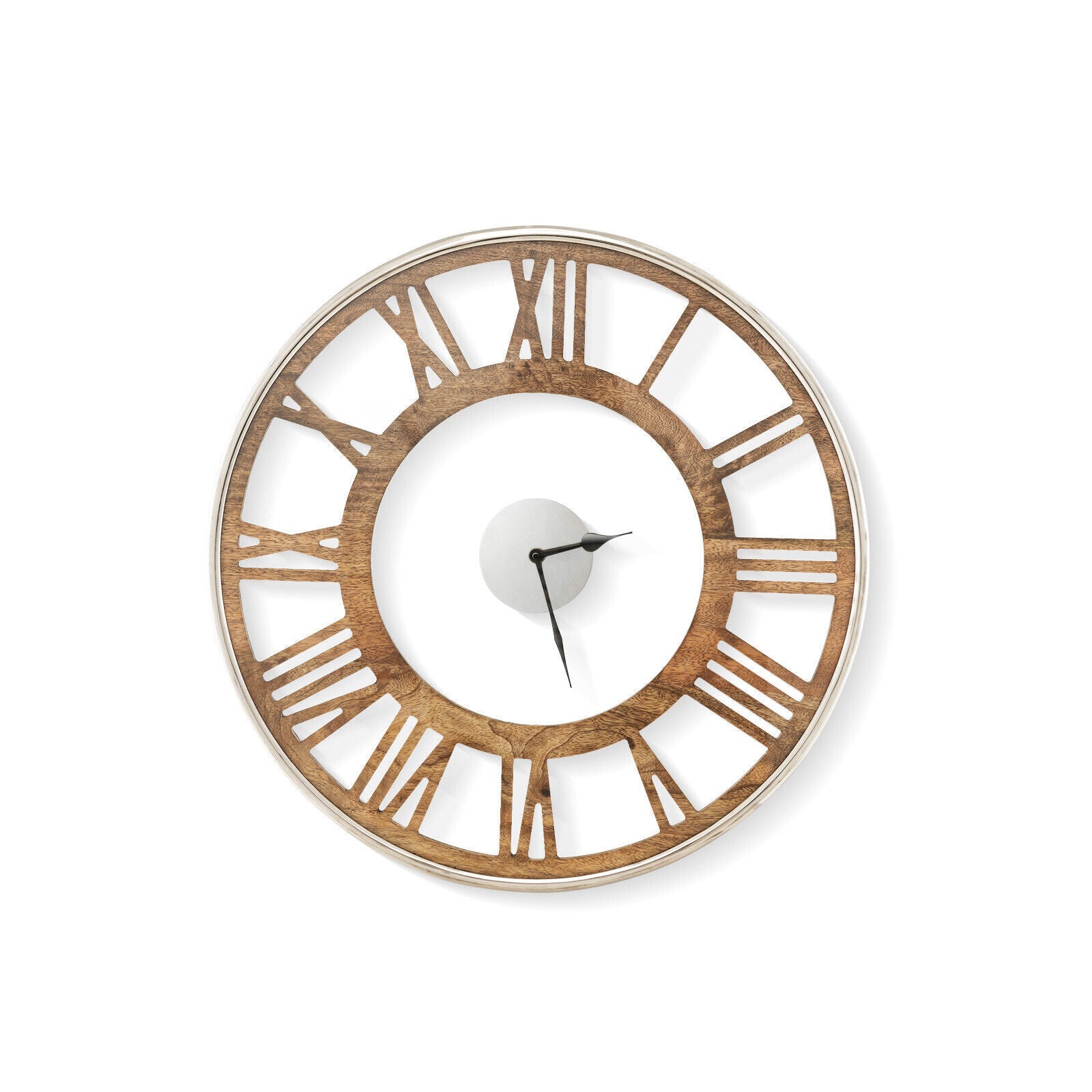 20 Inch Silent Wall Clock Non-Ticking Large Decorative Modern Wall Clock