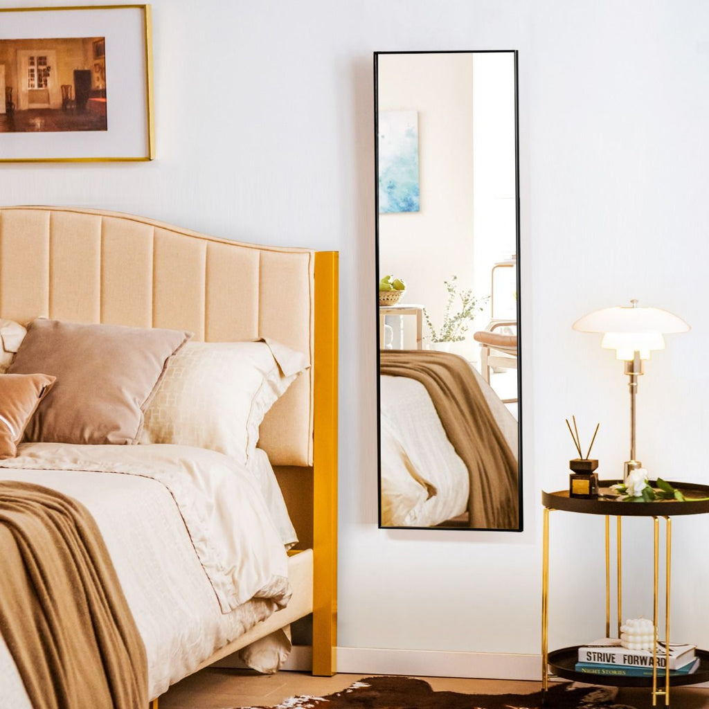 120 X 37 Cm Full Length Wall Hanging Mirror with Adjustable Hook