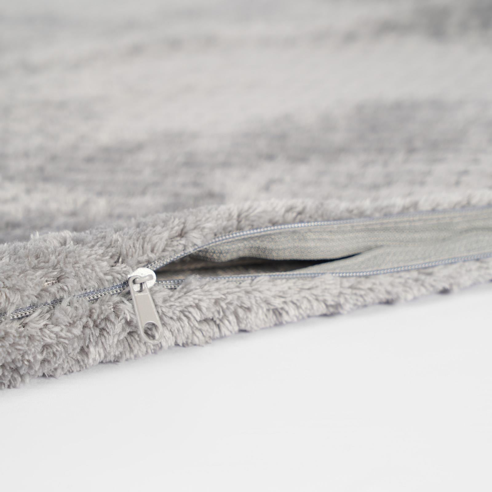 Brentfords Waffle Cushion Covers Popcorn Fleece Set of 2 Pack Sofa - 18" X 18