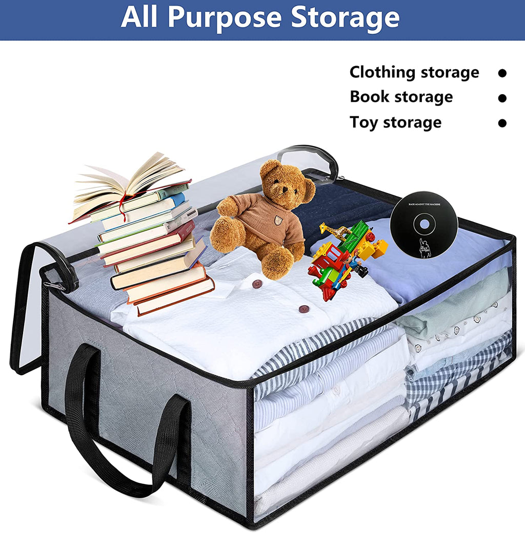 Hat Storage for Baseball Caps, Large Holds up to 40 Caps Wide Hat Organizer for Closet Snapback Holder, Grey