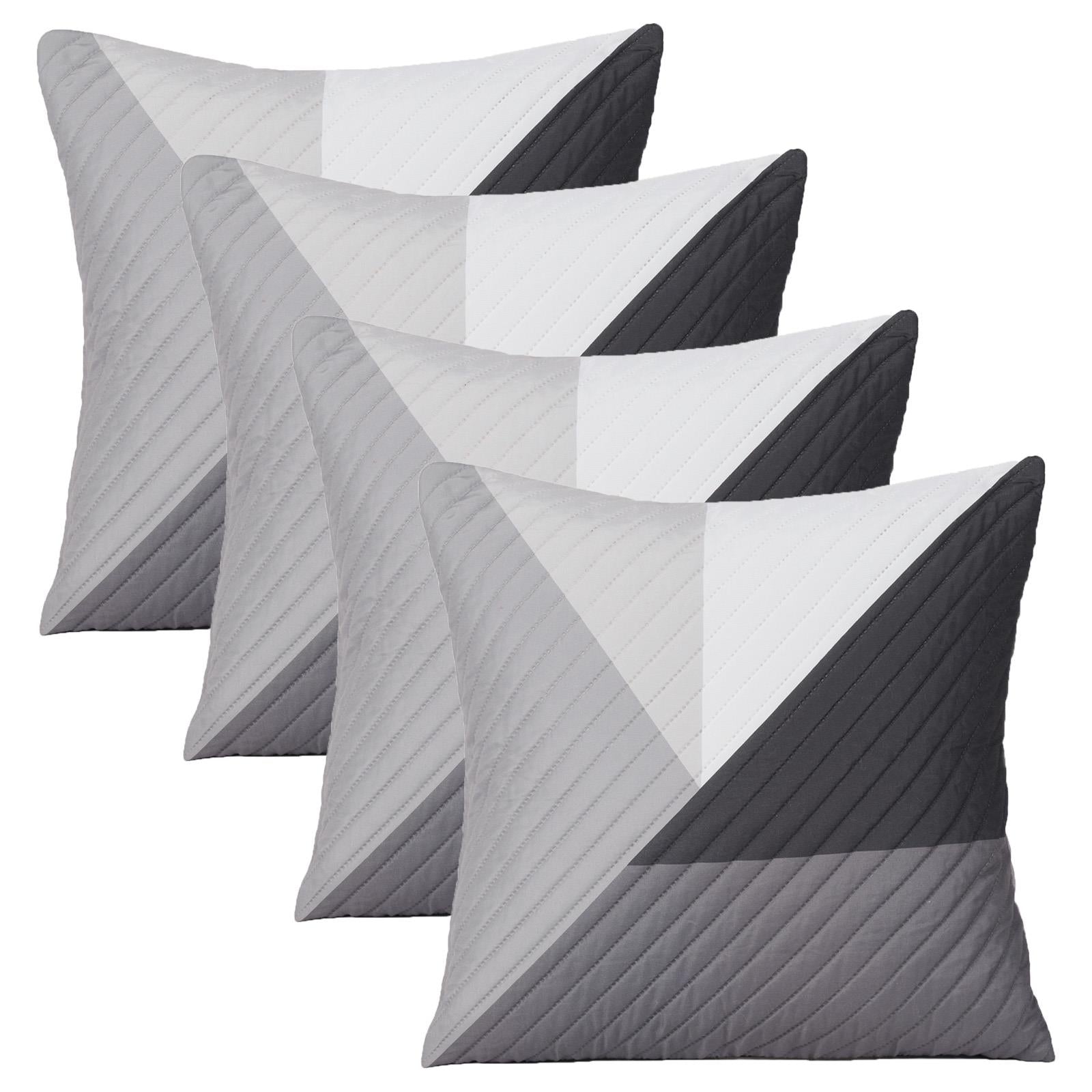 Geometric Cushion Covers Pinsonic Pack of 2/4 Case Filled Pad 18" X 18" Home Set