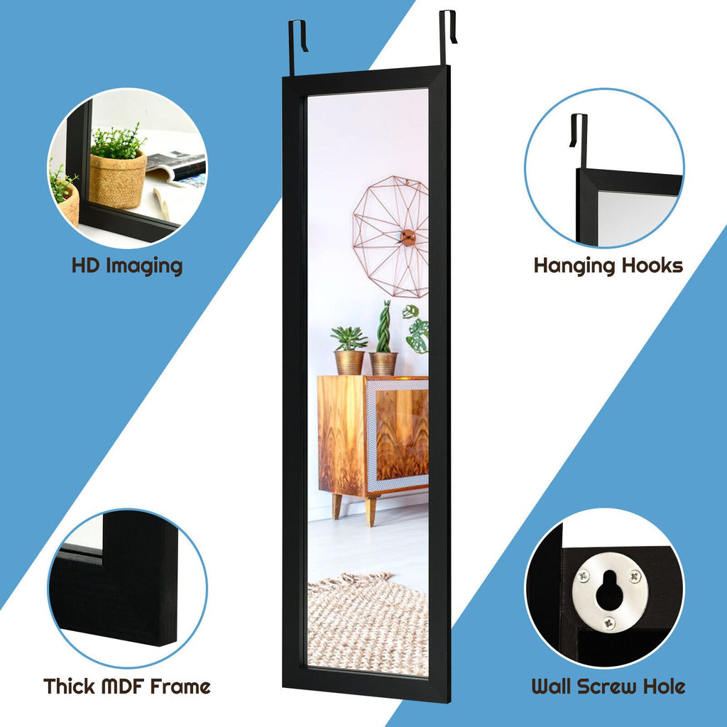 Full Body Mirror Wall Mounted Dressing Mirror for Bedroom