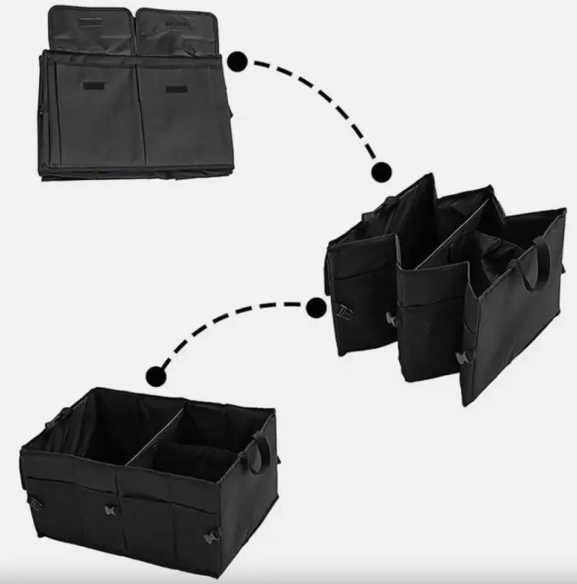 Car Boot Organiser Foldable Portable Heavy Duty Tidy Car Storage Organiser UK