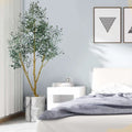 Artificial Olive Tree Fake Plant,Faux Olive Tree with Realistic Leaves and Fruits Olive Trees Artificial Indoor for Home Office
