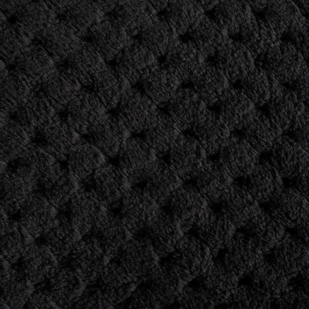 Brentfords Waffle Cushion Covers Popcorn Fleece Set of 2 Pack Sofa - 18" X 18