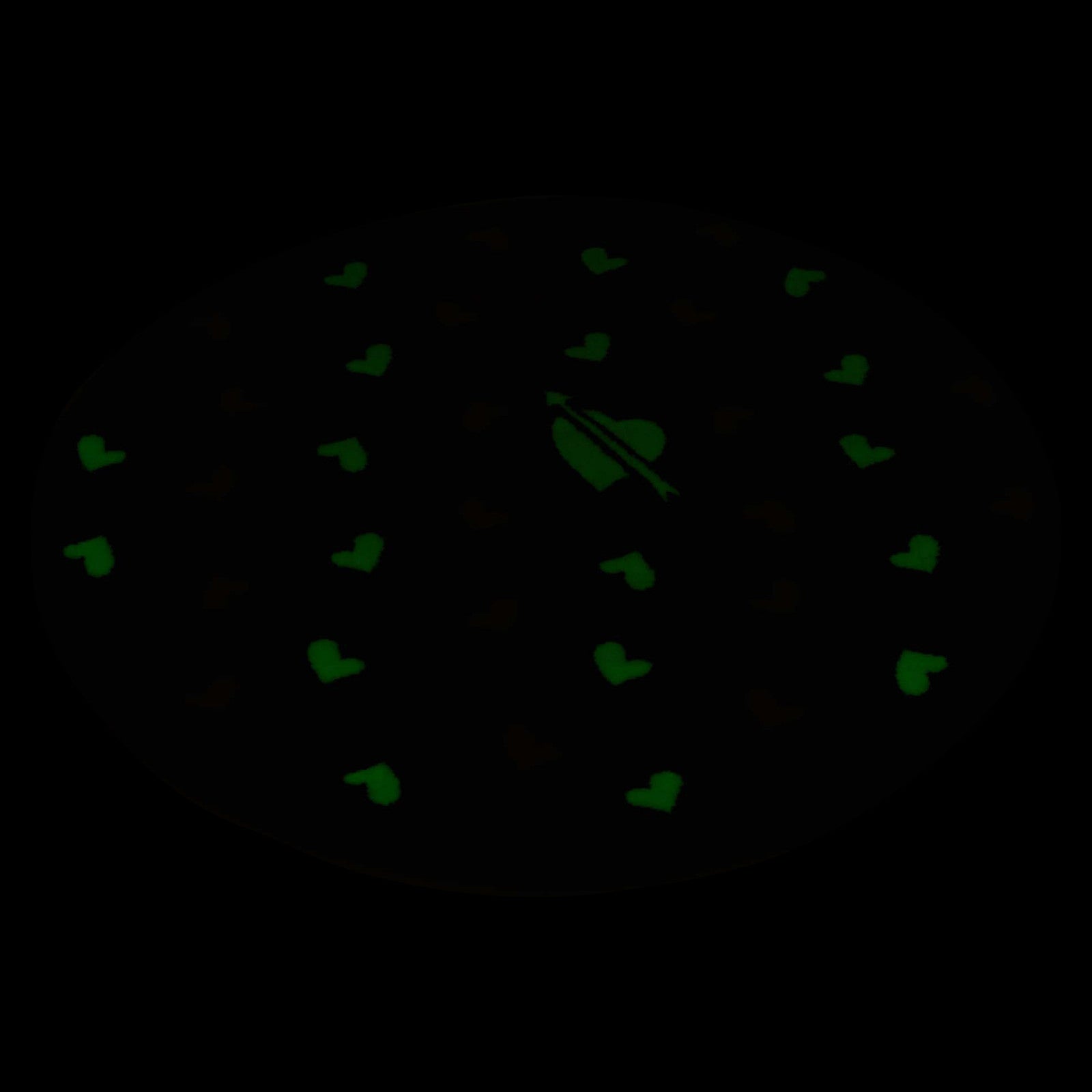 100Cm Glow in the Dark Rug round Circle Kids Bedroom Playroom Plantation Mat NEW