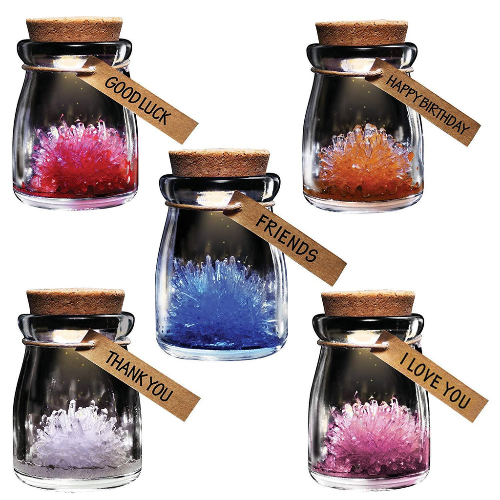 CRYSTAL WISH FLOWER Glass Ornament Decoration Gift Artificial Flowers Decor UK