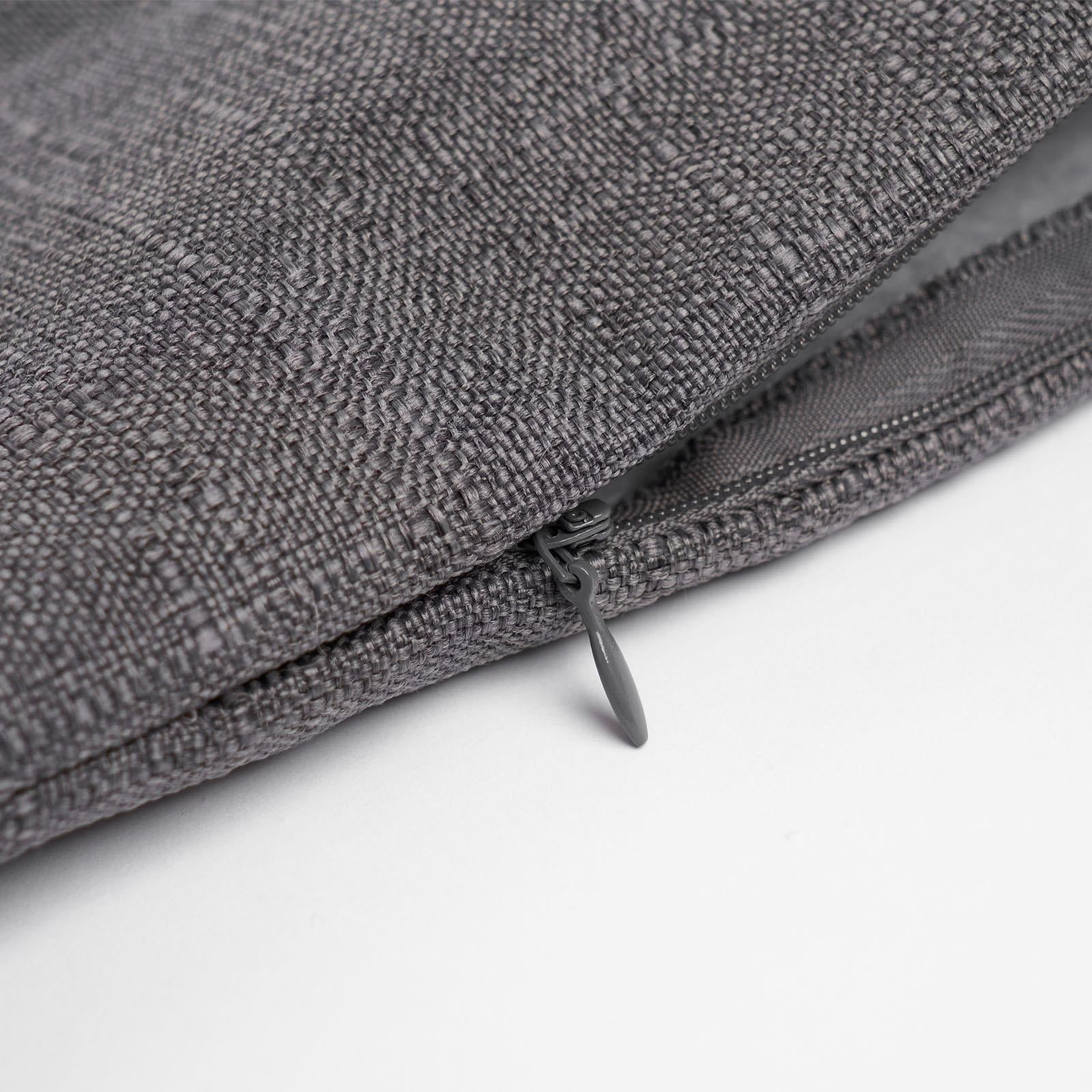 Dreamscene Tassel Pack of 4 X Cushion Covers Square Texture Weave Sofa 18" X 18