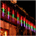 8 Tubes LED Meteor Shower Light EU Plug Street Outdoor Lighting New Year Tree Christmas Decorations for Home