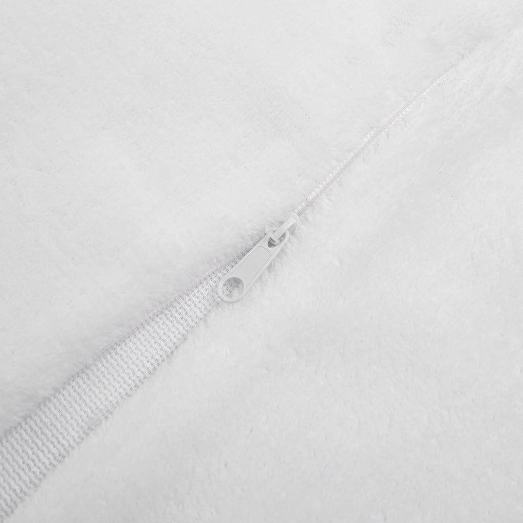 Sienna Set of 2 X Faux Mongolian Fur Cushion Covers Soft Fluffy Mohair 18" X 18